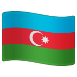 Whatsapp design of the flag: Azerbaijan emoji verson:2.23.2.72