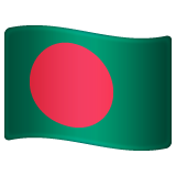 Whatsapp design of the flag: Bangladesh emoji verson:2.23.2.72