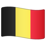 Whatsapp design of the flag: Belgium emoji verson:2.23.2.72