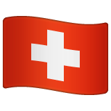 Whatsapp design of the flag: Switzerland emoji verson:2.23.2.72