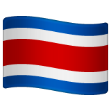 Whatsapp design of the flag: Costa Rica emoji verson:2.23.2.72
