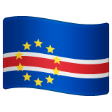 Whatsapp design of the flag: Cape Verde emoji verson:2.23.2.72