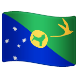 Whatsapp design of the flag: Christmas Island emoji verson:2.23.2.72