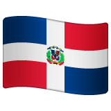 Whatsapp design of the flag: Dominican Republic emoji verson:2.23.2.72