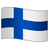 Whatsapp design of the flag: Finland emoji verson:2.23.2.72