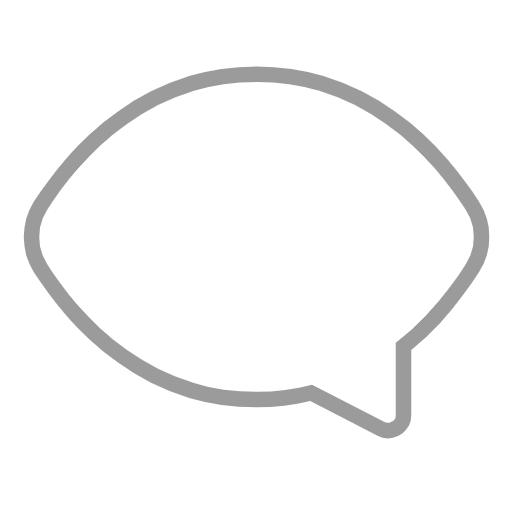 Microsoft design of the left speech bubble emoji verson:Windows-11-23H2