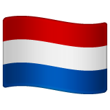Whatsapp design of the flag: Netherlands emoji verson:2.23.2.72