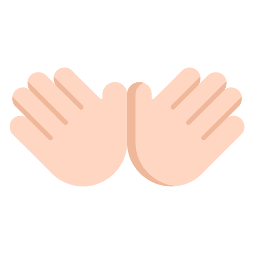 👐🏻 Open Hands: Light Skin Tone Emoji Meaning - From Girl & Guy ...