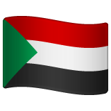 Whatsapp design of the flag: Sudan emoji verson:2.23.2.72