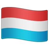 Whatsapp design of the flag: Luxembourg emoji verson:2.23.2.72