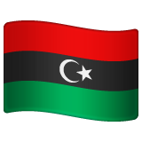 Whatsapp design of the flag: Libya emoji verson:2.23.2.72