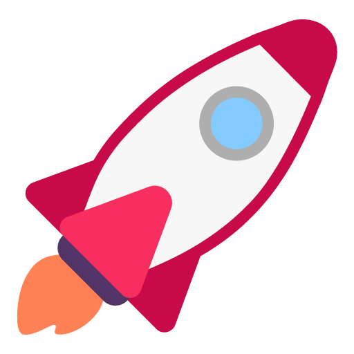 Microsoft design of the rocket emoji verson:Windows-11-22H2