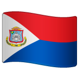Whatsapp design of the flag: Sint Maarten emoji verson:2.23.2.72