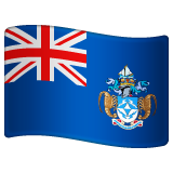Whatsapp design of the flag: Tristan da Cunha emoji verson:2.23.2.72