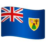 Whatsapp design of the flag: Turks & Caicos Islands emoji verson:2.23.2.72