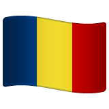 Whatsapp design of the flag: Chad emoji verson:2.23.2.72