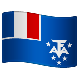 Whatsapp design of the flag: French Southern Territories emoji verson:2.23.2.72