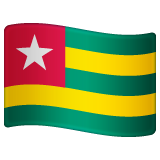 Whatsapp design of the flag: Togo emoji verson:2.23.2.72