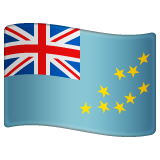 Whatsapp design of the flag: Tuvalu emoji verson:2.23.2.72