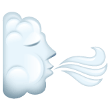 Whatsapp design of the wind face emoji verson:2.23.2.72