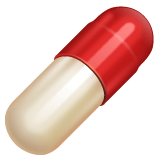Whatsapp design of the pill emoji verson:2.23.2.72