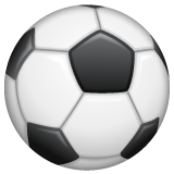 Whatsapp design of the soccer ball emoji verson:2.23.2.72