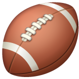 Whatsapp design of the american football emoji verson:2.23.2.72