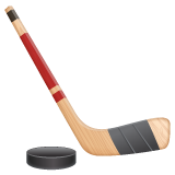 Whatsapp design of the ice hockey emoji verson:2.23.2.72