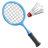 Whatsapp design of the badminton emoji verson:2.23.2.72