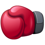 Whatsapp design of the boxing glove emoji verson:2.23.2.72