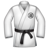 Whatsapp design of the martial arts uniform emoji verson:2.23.2.72