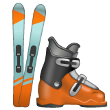 Whatsapp design of the skis emoji verson:2.23.2.72