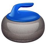 Whatsapp design of the curling stone emoji verson:2.23.2.72