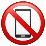 Whatsapp design of the no mobile phones emoji verson:2.23.2.72