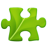 Whatsapp design of the puzzle piece emoji verson:2.23.2.72