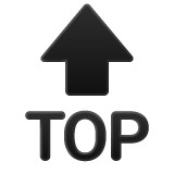 Whatsapp design of the TOP arrow emoji verson:2.23.2.72
