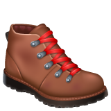 Whatsapp design of the hiking boot emoji verson:2.23.2.72