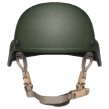 Whatsapp design of the military helmet emoji verson:2.23.2.72