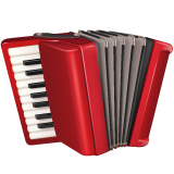Whatsapp design of the accordion emoji verson:2.23.2.72