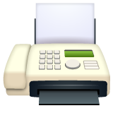 Whatsapp design of the fax machine emoji verson:2.23.2.72