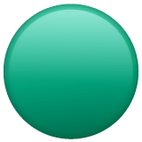 Whatsapp design of the green circle emoji verson:2.23.2.72