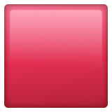 Whatsapp design of the red square emoji verson:2.23.2.72