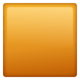 Whatsapp Whatsapp design of the orange square emoji verson:2.23.2.72