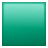 Whatsapp design of the green square emoji verson:2.23.2.72
