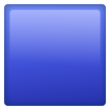 Whatsapp design of the blue square emoji verson:2.23.2.72