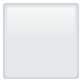 Whatsapp design of the white large square emoji verson:2.23.2.72