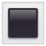 Whatsapp design of the white square button emoji verson:2.23.2.72