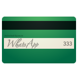 Whatsapp design of the credit card emoji verson:2.23.2.72