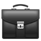 Whatsapp design of the briefcase emoji verson:2.23.2.72