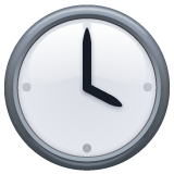 Whatsapp design of the four o’clock emoji verson:2.23.2.72
